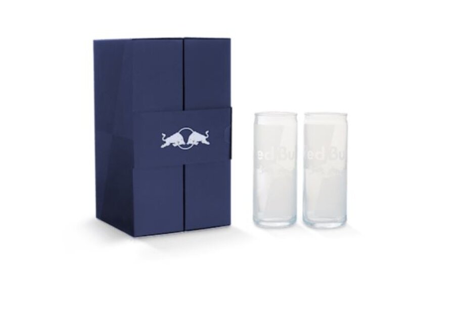 Red Bull Glazen Set van  2 in box