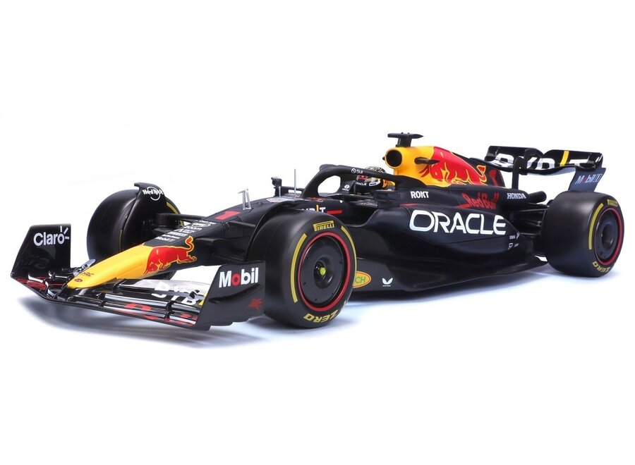 #1 Max Verstappen „WITH DISPLAY CASE“ Limited Edition 1:18 World Champion Bburago Red Bull RB19
