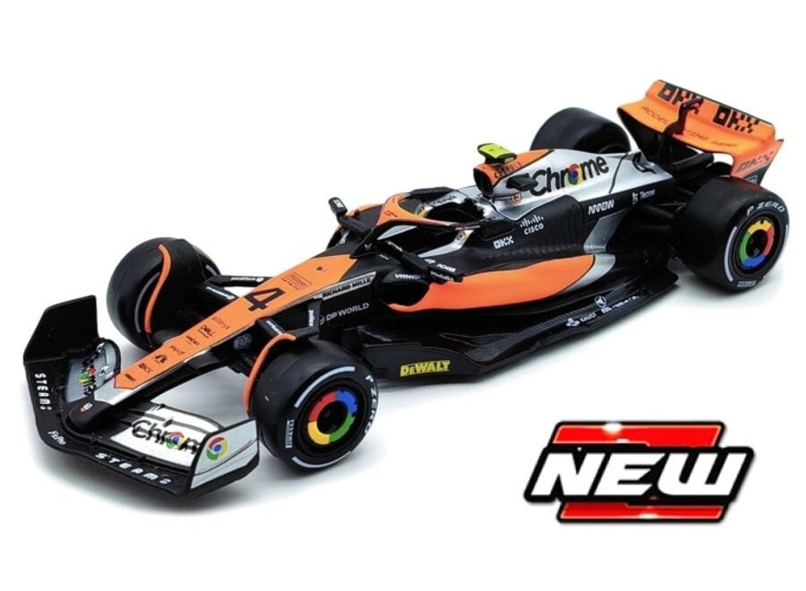 Lando Norris Mclaren #4 MCL60 Silverstone GP 2023 1:18