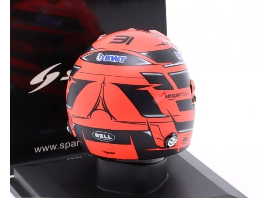 Esteban Ocon Helm Alpine 1:5 Spark