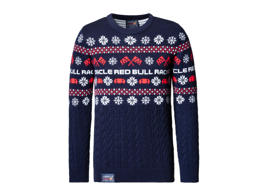 Red Bull Racing Christmas Sweater 2024 - Max Verstappen / Sergio Perez