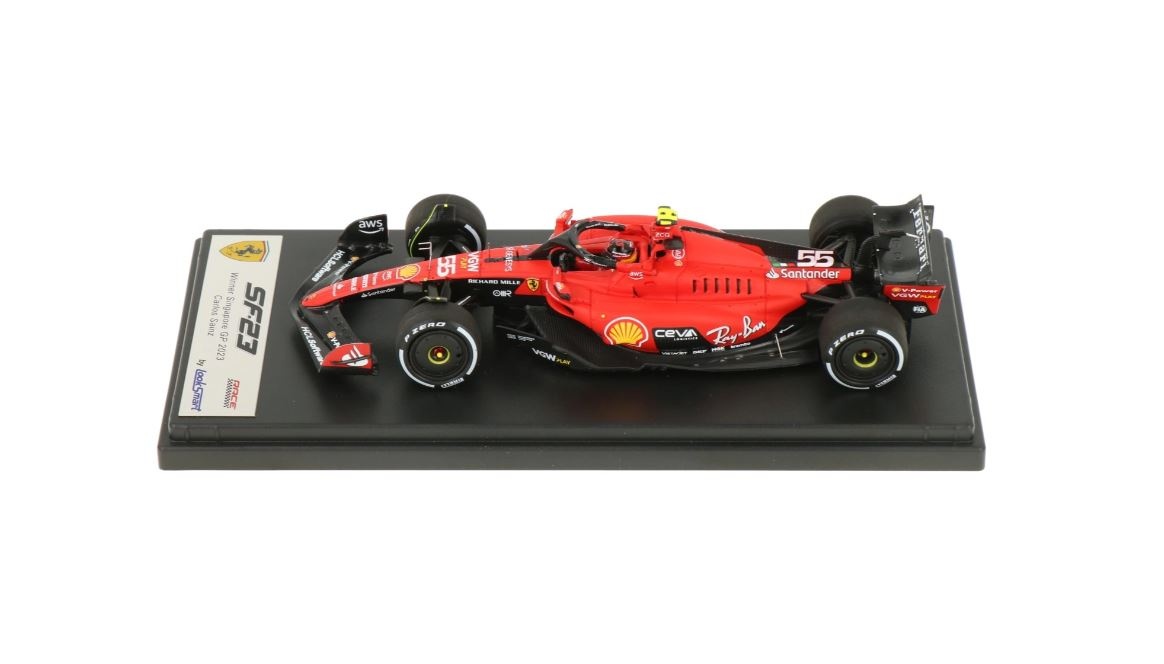 ルックスマート 1/43 SF-23 シンガポール GP 2023 C.サインツ Model car Ferrari SF-23 Sainz 2023, Singapore, 1:43