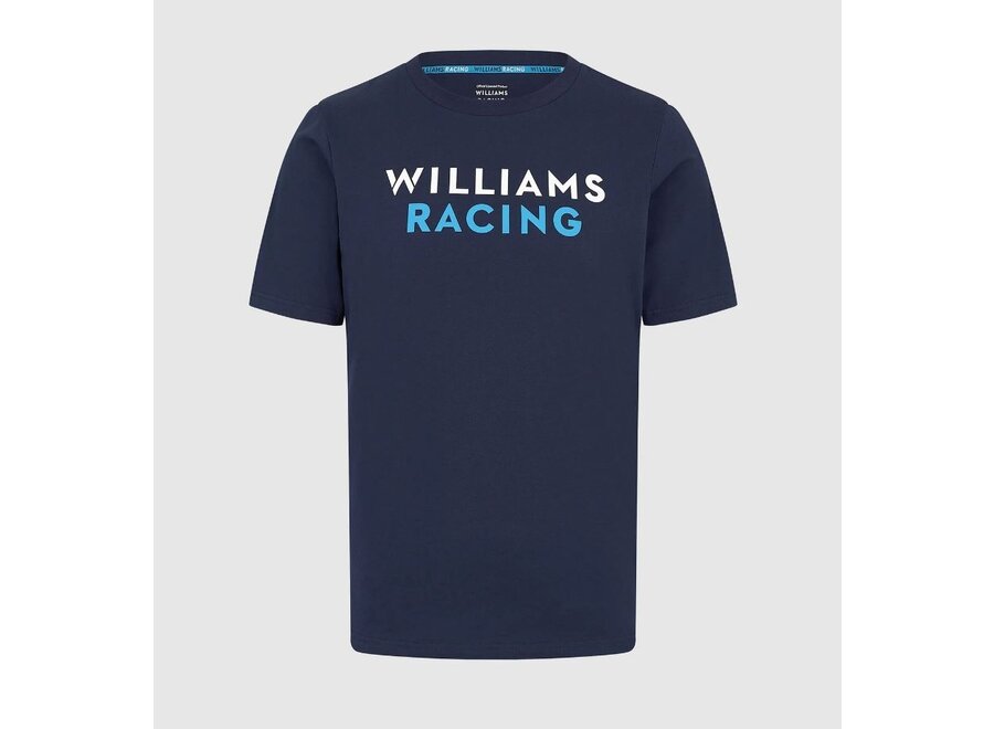Williams Logo T-shirt Blauw