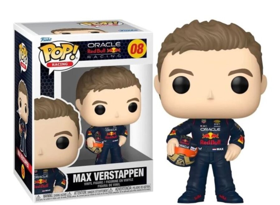 Max Verstappen Funko pop with Helmet  Nr 08
