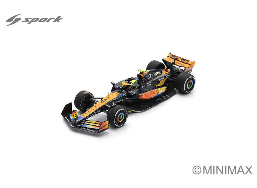 Mclaren  Lando Norris Schaalmodel 1:43 Spark GP Abu Dhabi 2023