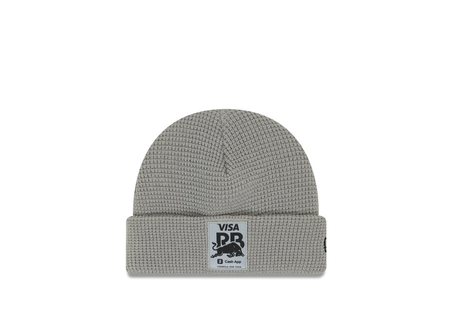 Visa Cash App Waffle Beanie Grijs
