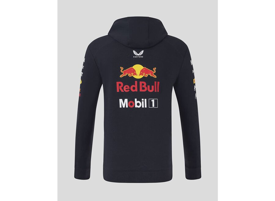 Red Bull Racing Teamline Hoodie mit Reißverschluss 2025