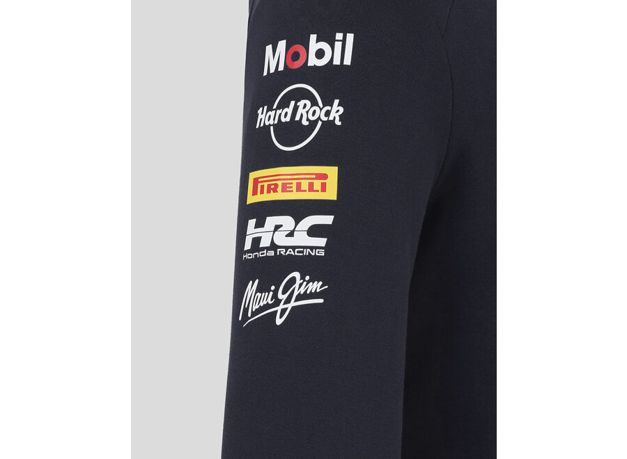Red Bull Racing Teamline Hoodie mit Reißverschluss 2025