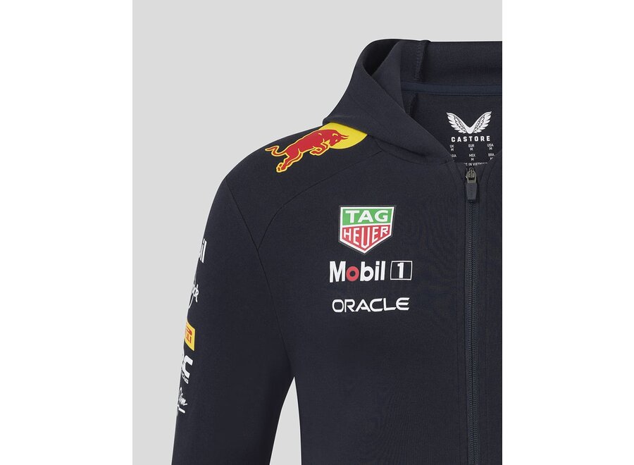 Red Bull Racing Teamline Hoody met Rits 2025