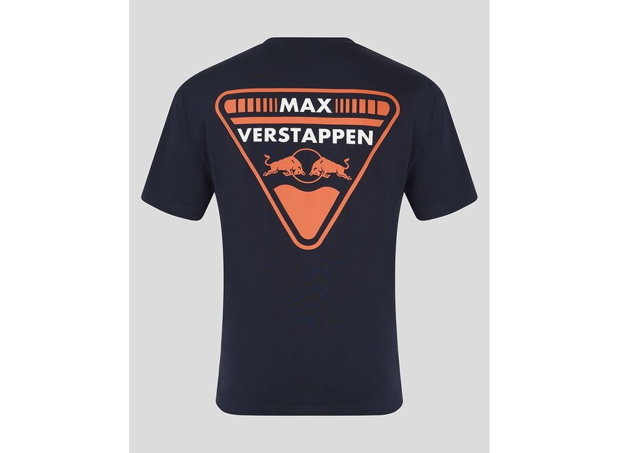 Max Verstappen Crest T-shirt Blauw 2025