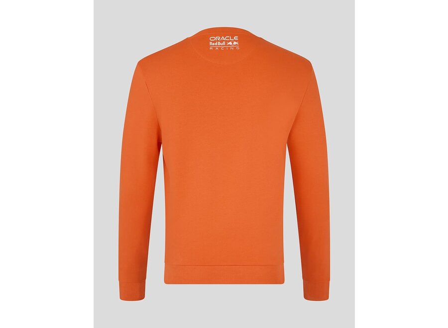 Max Verstappen Puzzle Sweatshirt Orange 2025
