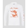 Max Verstappen Long Sleeve Puzzle T-Shirt White