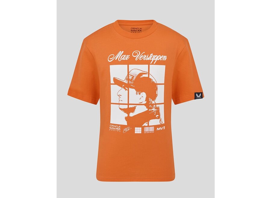 Max Verstappen Puzzel T-shirt Kids Oranje