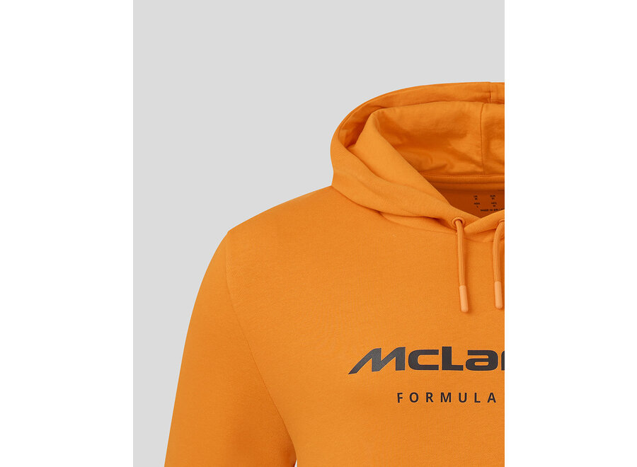 Mclaren Logo Hoody Orange 2025