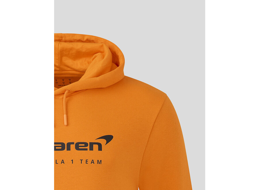 Mclaren Logo Hoody Orange