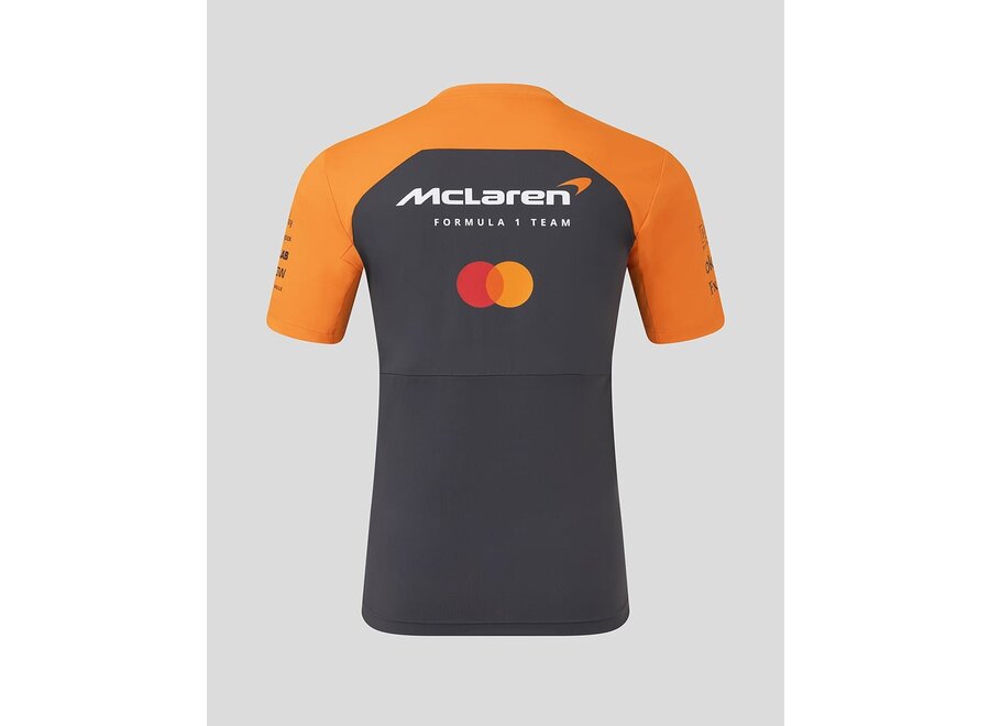 Mclaren Teamline T-shirt Grijs 2025