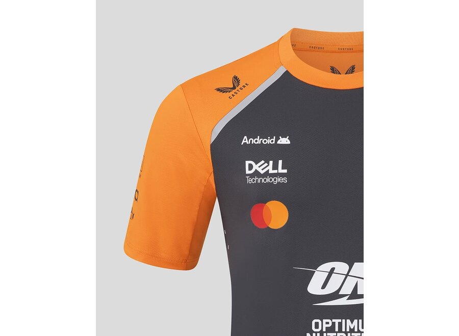 Mclaren Teamline T-shirt Grijs 2025