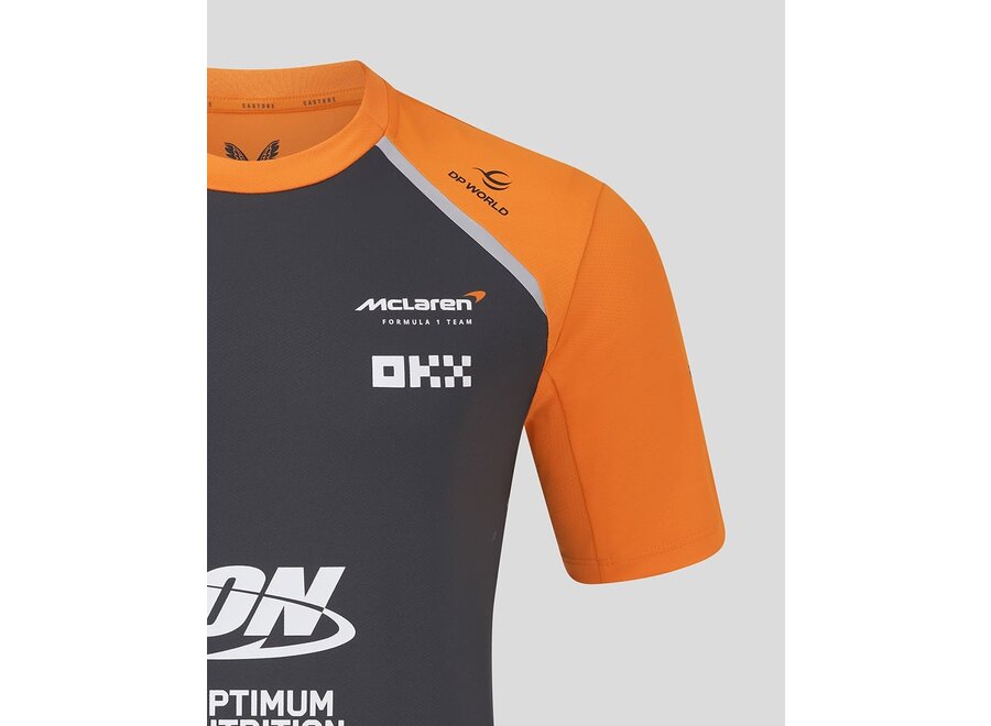 Mclaren Teamline T-shirt Grijs 2025