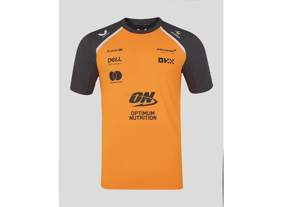 Mclaren Teamline T-shirt Orange 2025