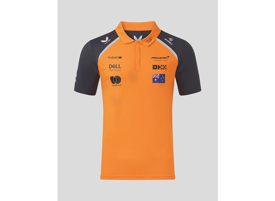 Mclaren Oscar Piastri Polo Orange 2025