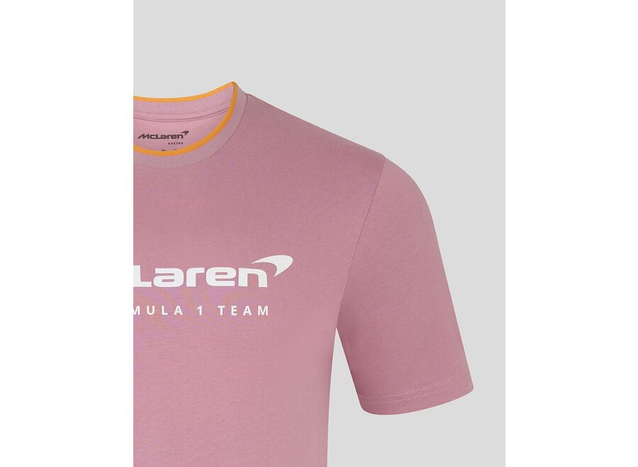 Mclaren Logo T-shirt Pink 2025