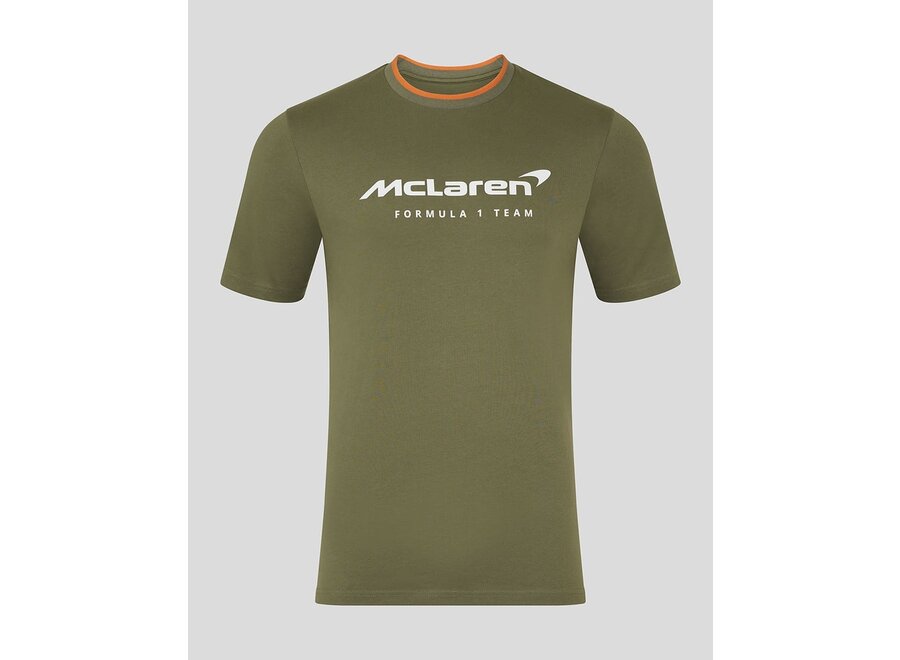 Mclaren Logo T-shirt Green 2025
