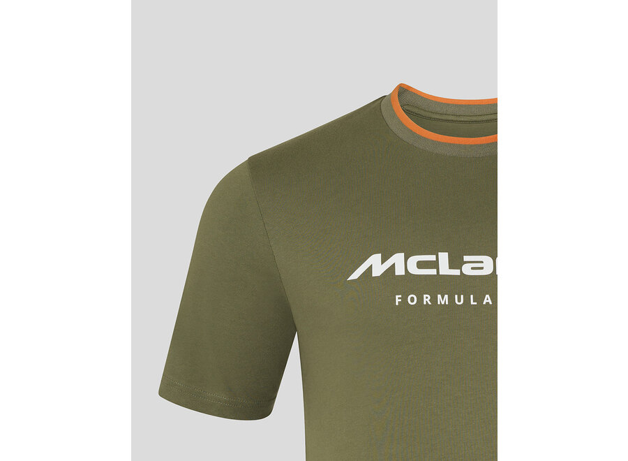 Mclaren Logo T-shirt Green 2025