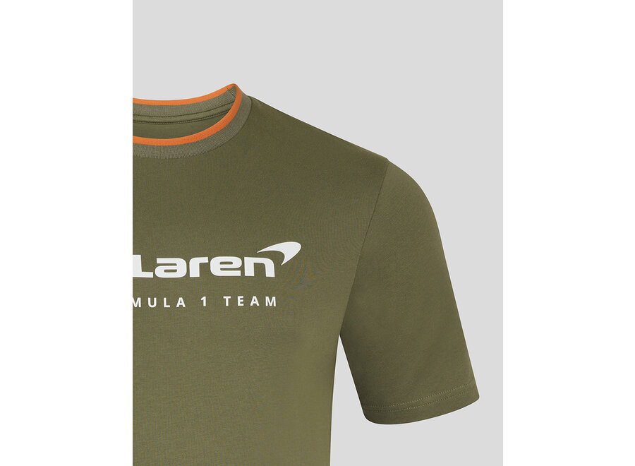 Mclaren Logo T-shirt Green 2025