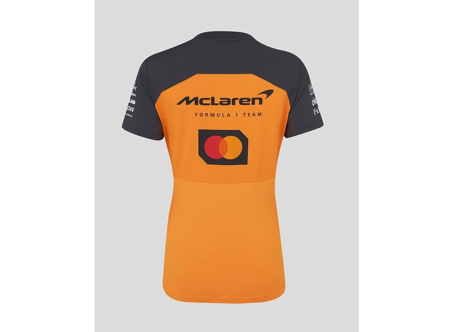 McLaren Teamline Damen T-Shirt Orange 2025