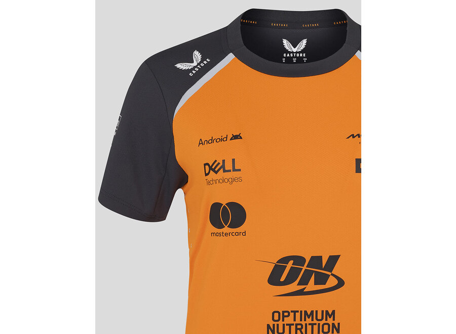 McLaren Teamline Damen T-Shirt Orange 2025