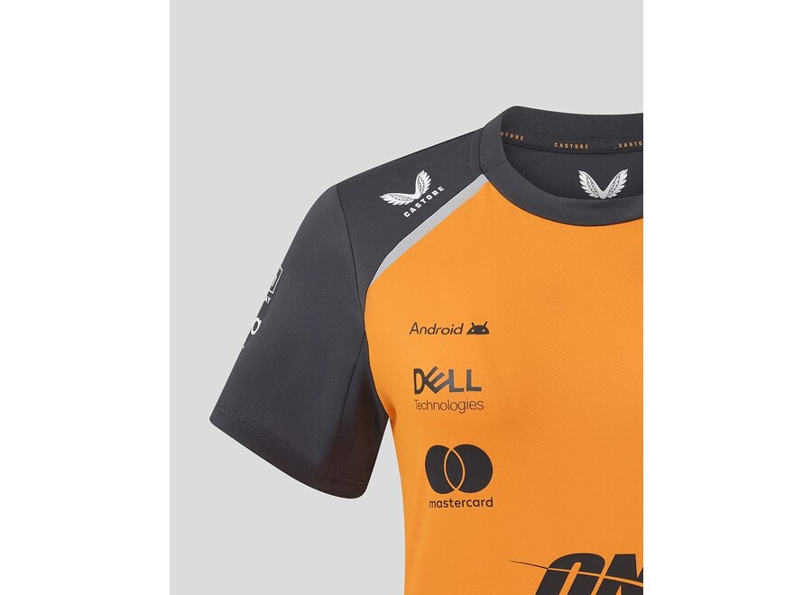 McLaren Teamline Piastri Damen T-Shirt Orange 2025