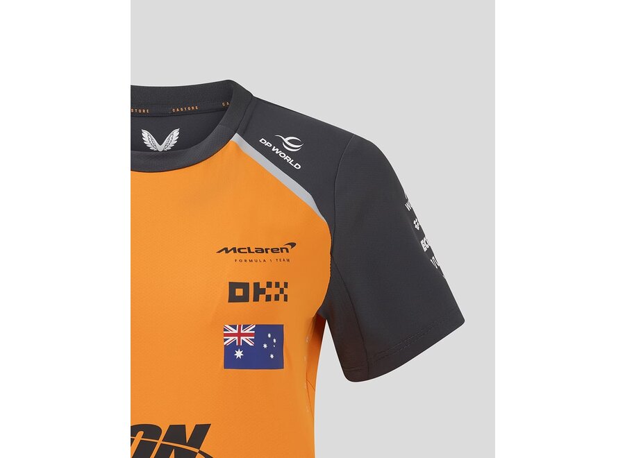McLaren Teamline Piastri Damen T-Shirt Orange 2025