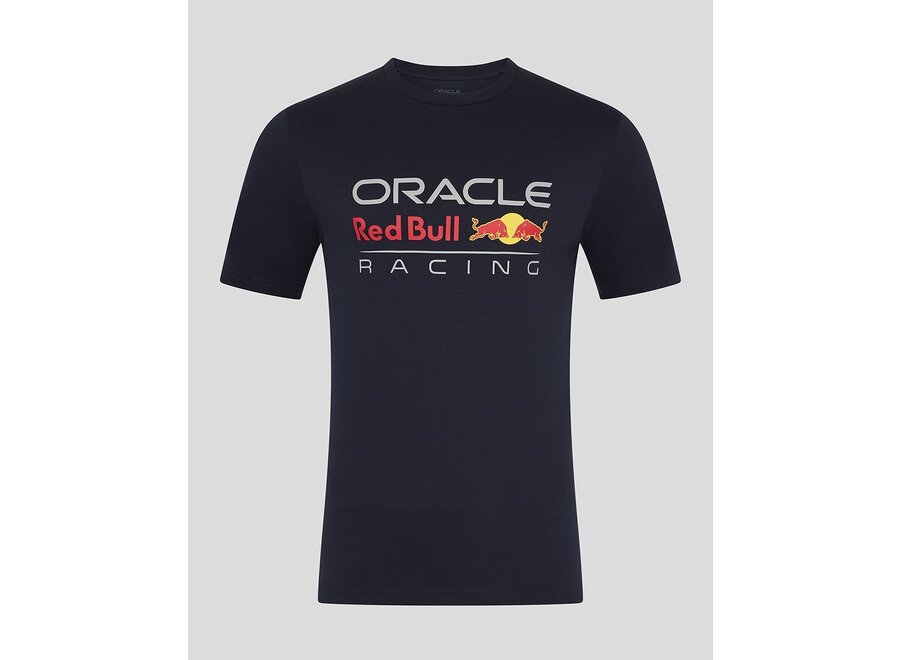 Red Bull Racing Logo T-shirt Blauw