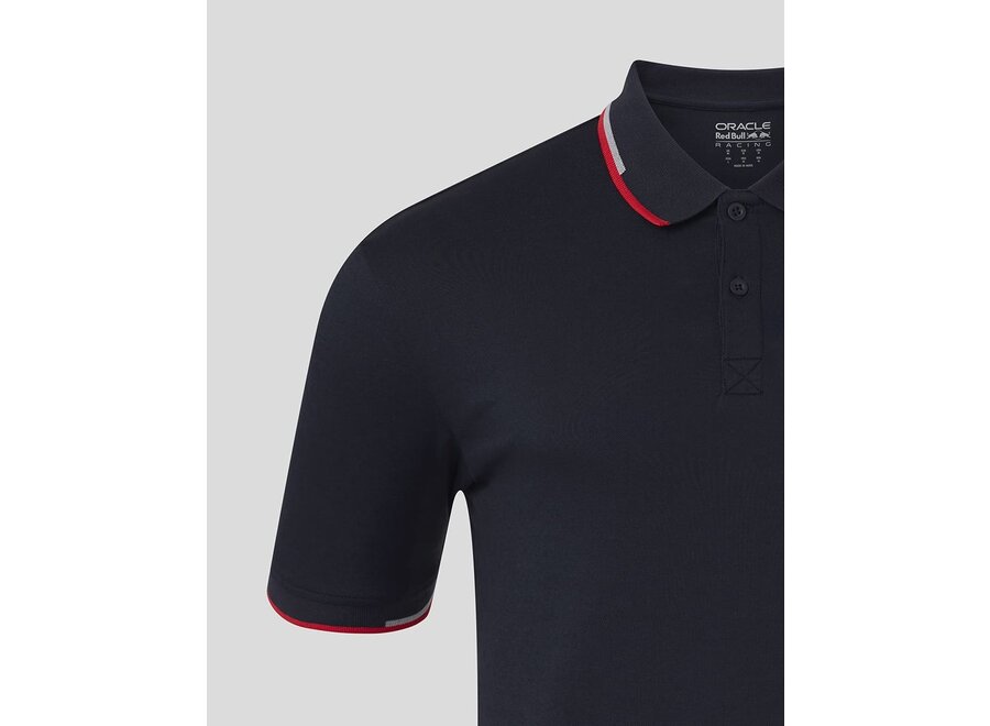 Red Bull Racing Logo Polo Blauw