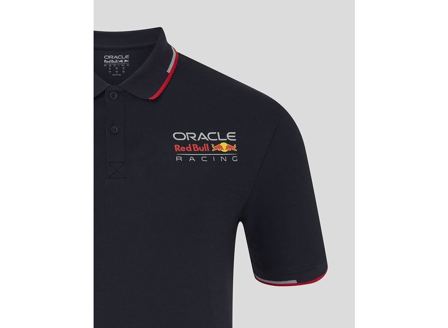 Red Bull Racing Logo Polo Blau