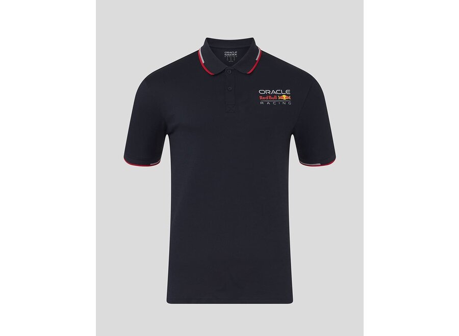 Red Bull Racing Logo Polo Blue 2025