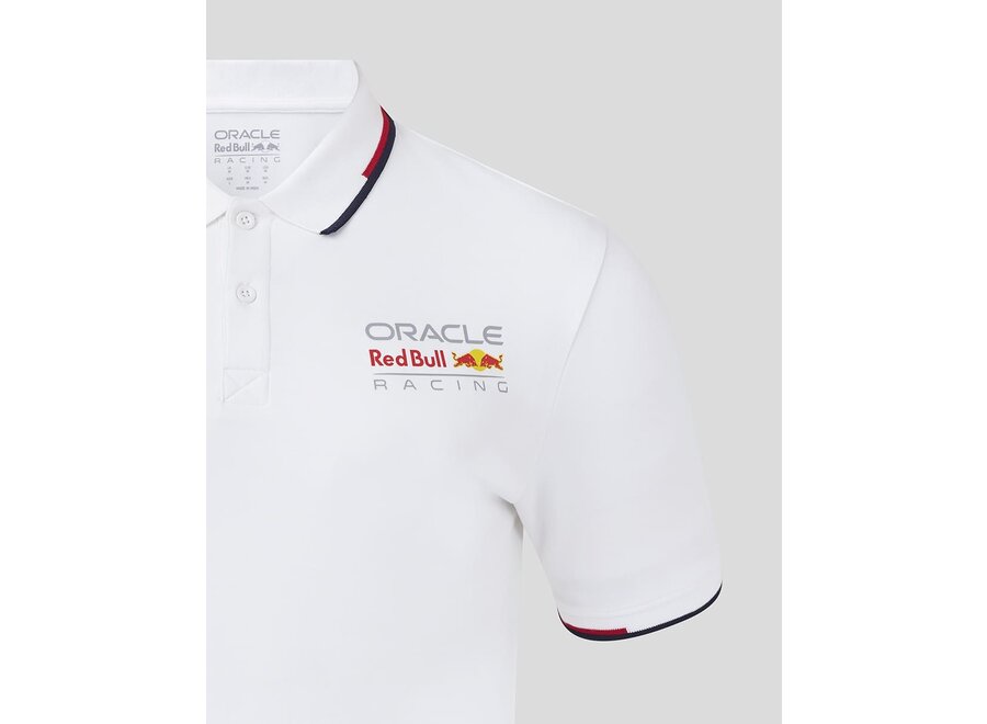 Red Bull Racing Logo Polo White