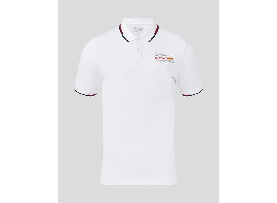 Red Bull Racing Logo Polo Wit 2025