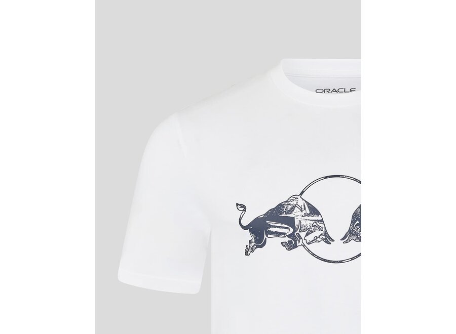 Red Bull Racing Graphic T-Shirt White 2025