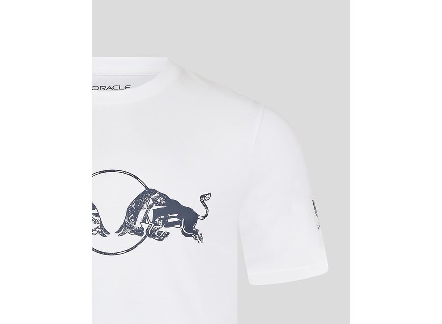 Red Bull Racing Graphic T-Shirt White 2025