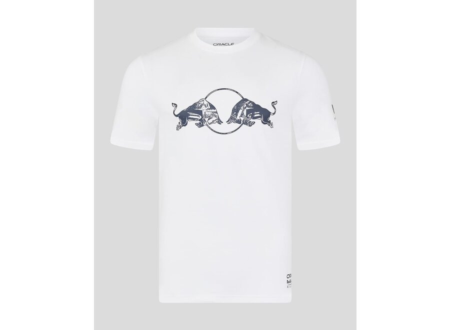 Red Bull Racing Graphic T-shirt Wit 2025