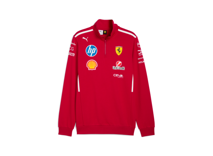 Ferrari Teamline 1/2 Zip sweater 2025