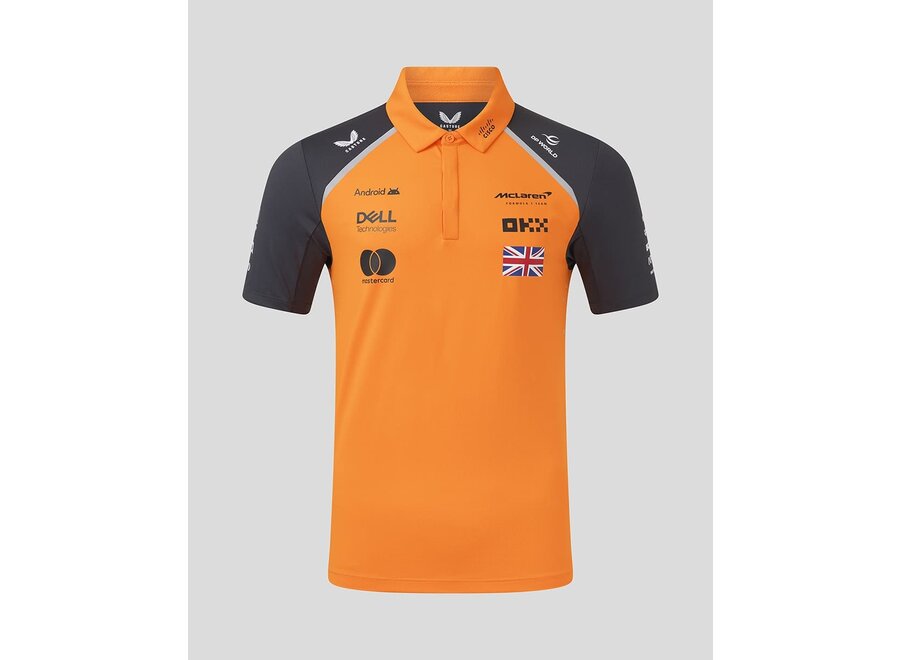 Mclaren Lando Norris Polo Orange 2025 - The Racing Store