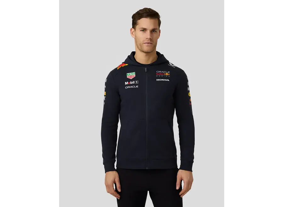 Red Bull Racing Teamline Zipped Hoodie 2025