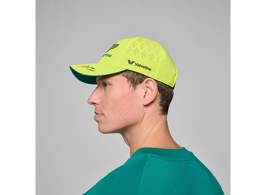 Aston Martin Alonso Cap Geel 2025