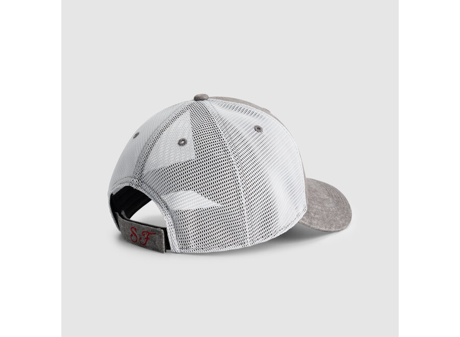 Ferrari Trucker Cap Grey Dawn 2025