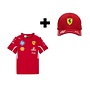 Ferrari Shirt and Hamilton Cap 2025