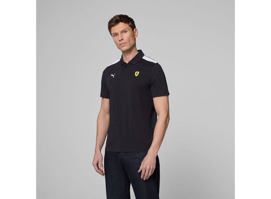 Ferrari Classic Polo Dark Zwart