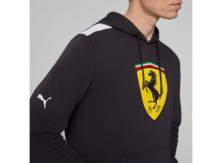Ferrari Logo Hoody Dark black 2025