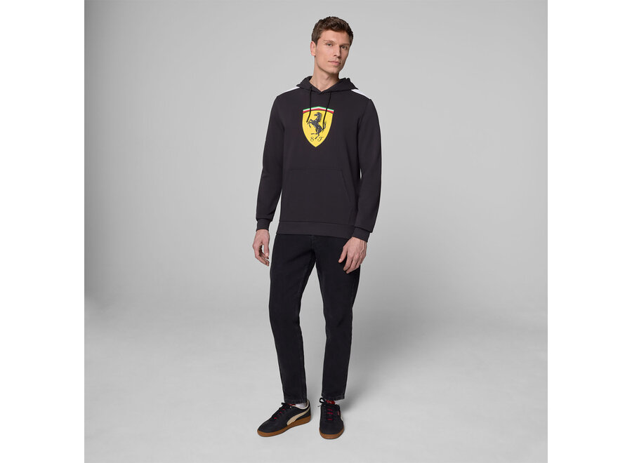 Ferrari Logo Hoody Dark black 2025